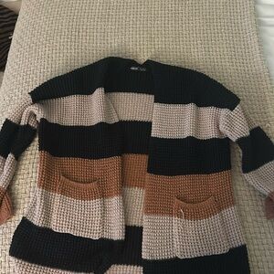 Shein multi colored cardigan
